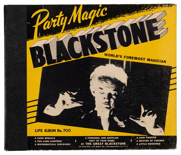 Blackstone Party Magic 78rpm Album Set.
