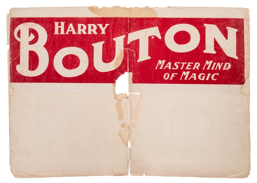Early Scrapbook of Harry Blackstone (Bouton) Clippings.