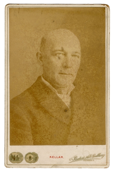 Harry Kellar Cabinet Card Photograph.