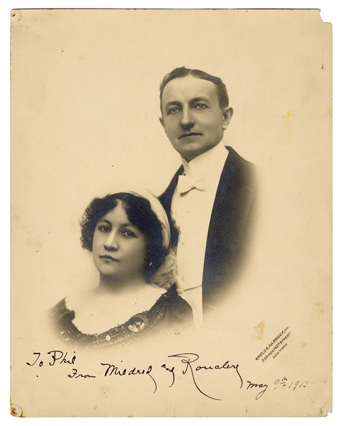 Mildred and Rouclere Inscribed and Signed Photograph.