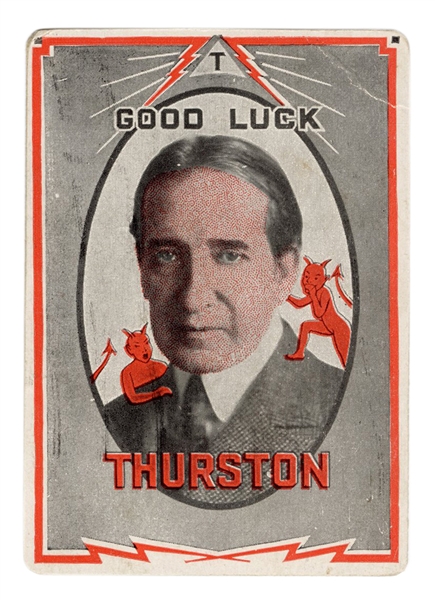 Howard Thurston Throw-Out Card.