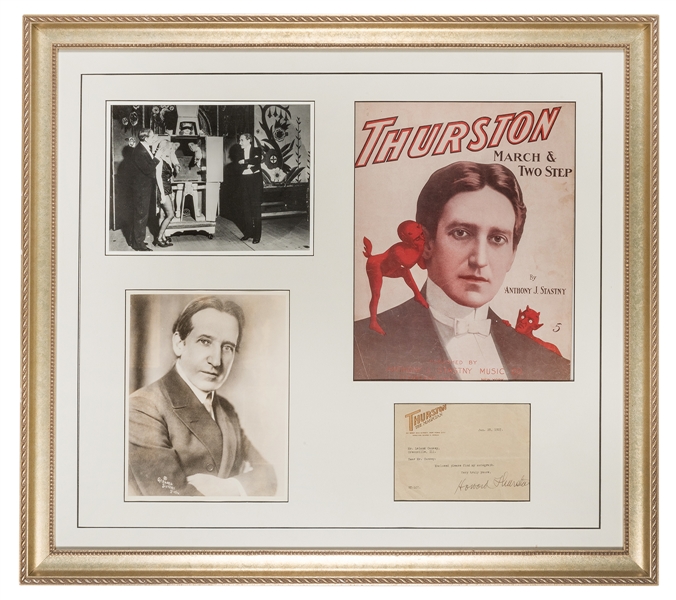 Thurston March Sheet Music and Autograph.
