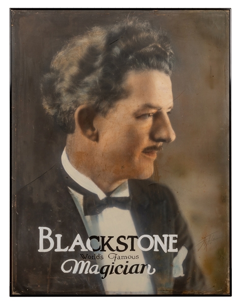 Harry Blackstone Portrait Lobby Board.