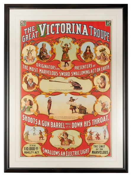 The Great Victorina Troupe.
