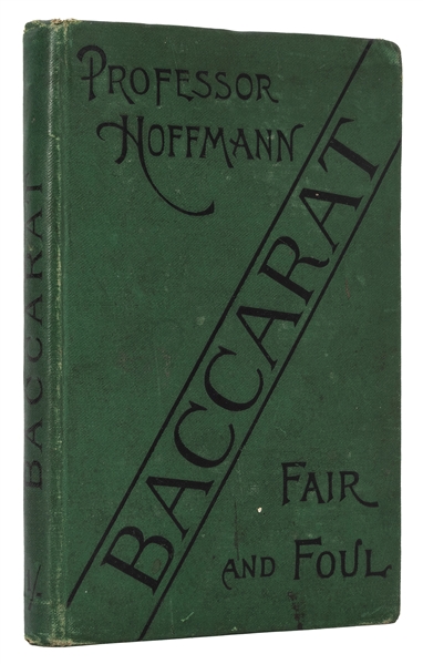  Hoffmann, Professor (Angelo J. Lewis). Baccarat Fair and Foul. 