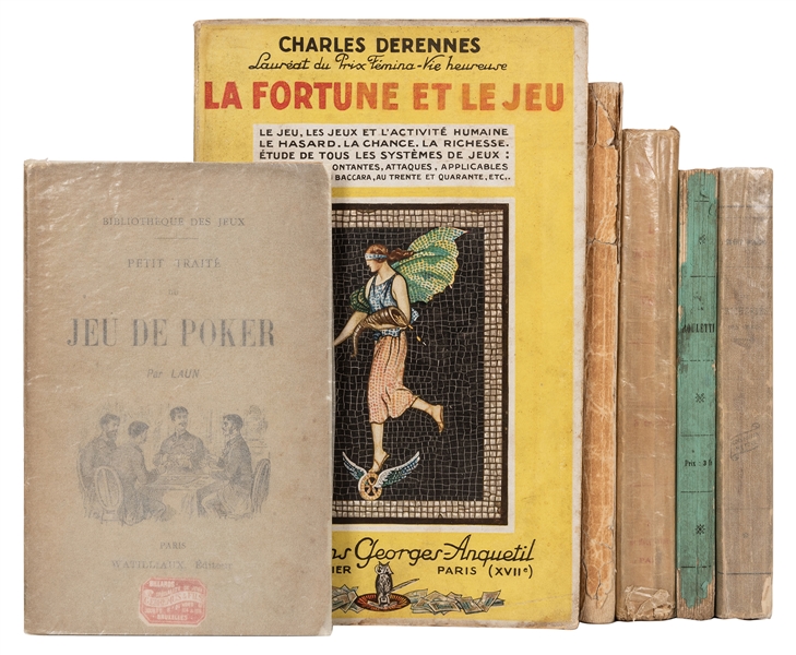  Robert-Houdin, Jean Eugène. Tricheries Des Grecs Devoilees, and Other French Gambling Books. 