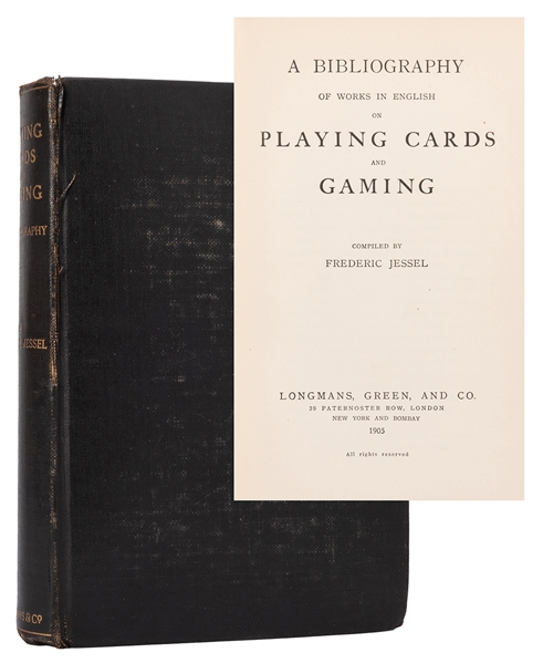  Jessel, Frederick. A Bibliography of Works in English on Playing Cards and Gaming. 