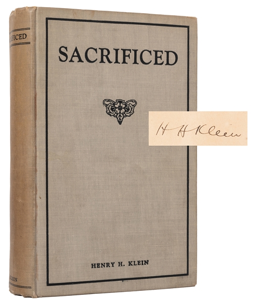  Klein, Henry H. Sacrificed: The Story of Police Lieut. Charles Becker.
