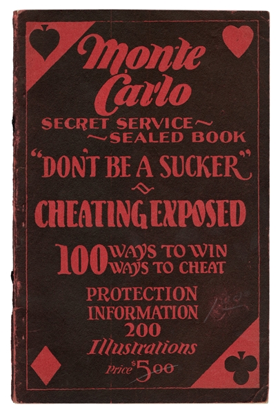  Monte Carlo: Secret Service Sealed Book. 