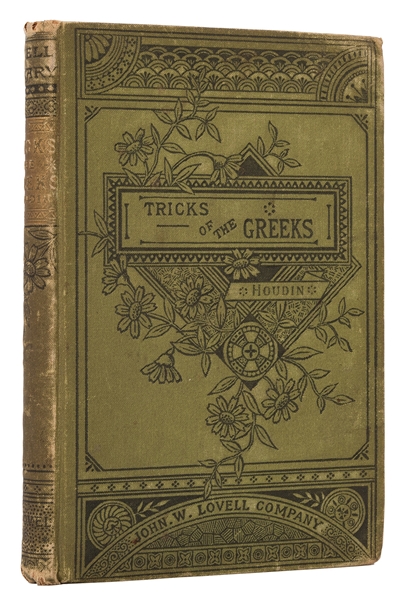  Robert-Houdin, Jean Eugéne. Tricks of the Greeks Unveiled.