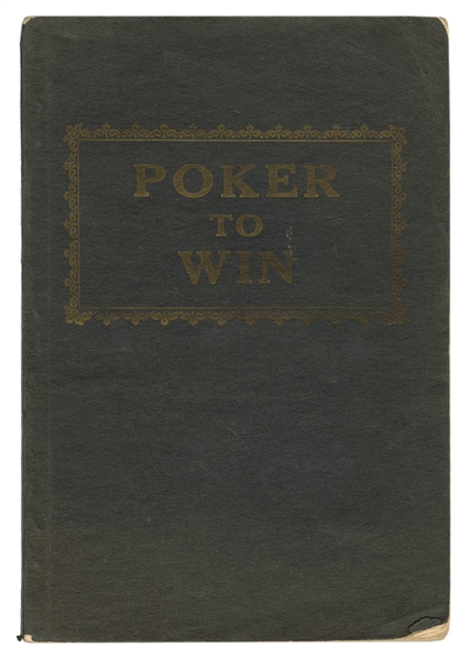  Smith, R.A. Poker to Win. 