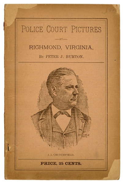  [Virginia] Burton, Peter J. Police Court Pictures at Richmond, Virginia. 