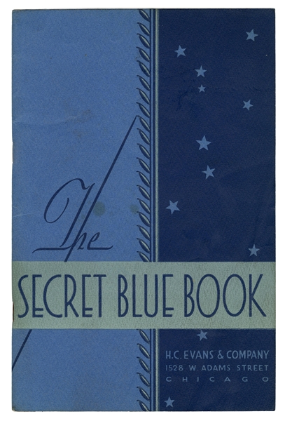  H.C. Evans & Co. The Secret Blue Book. 