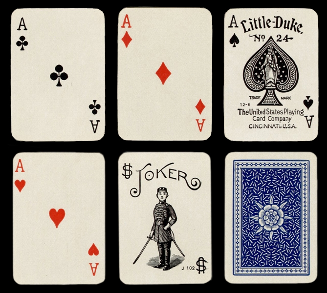  USPC Promotional Celluloid Case with Mint Little Duke Deck.