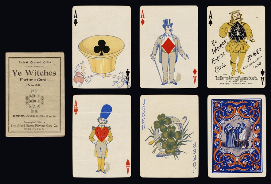  USPC Ye Witches’ Fortune No. 62x Playing Cards.