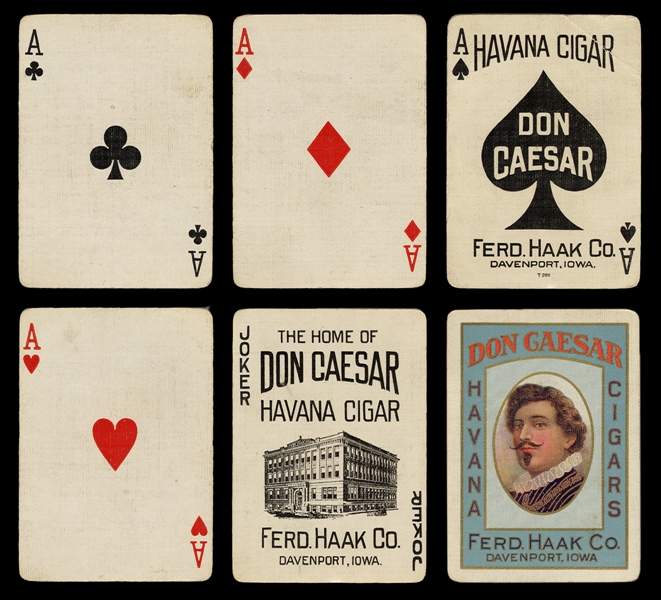  [Tobacciana] Don Caesar Cigars Advertising Playing Cards.