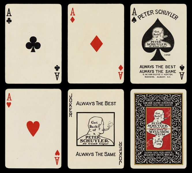  [Tobacciana] Peter Schuyler Cigars Playing Cards.