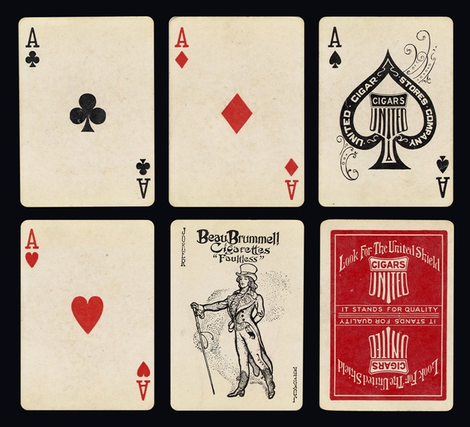  [Tobacciana] United Cigar Stores Co. Souvenir Playing Cards.