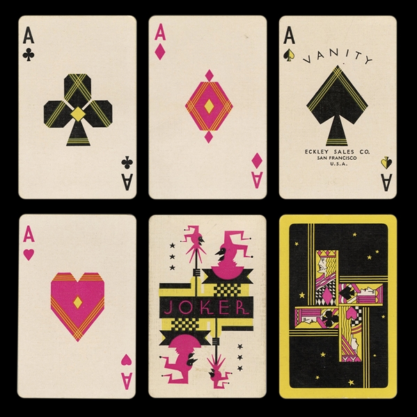  Vanity Art Deco Playing Cards.
