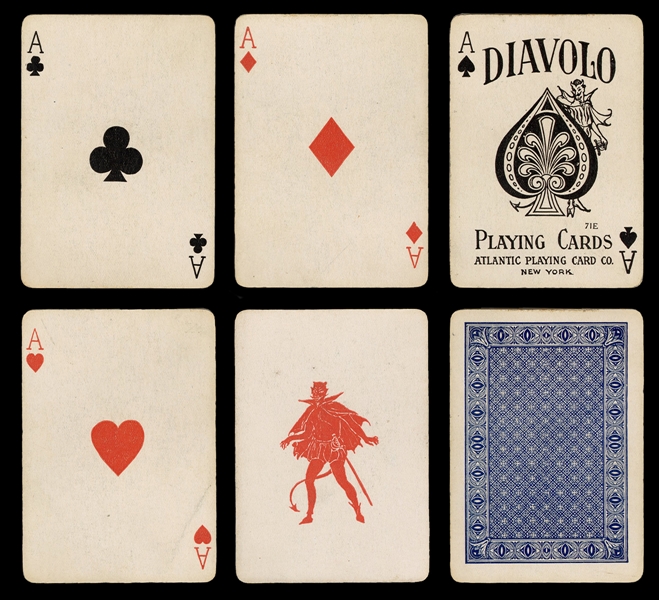  Atlantic Playing Card Co. Diavolo. 