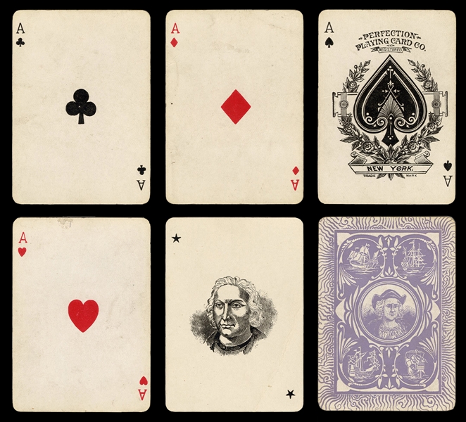  Perfection Playing Cards [Christopher] Columbus.