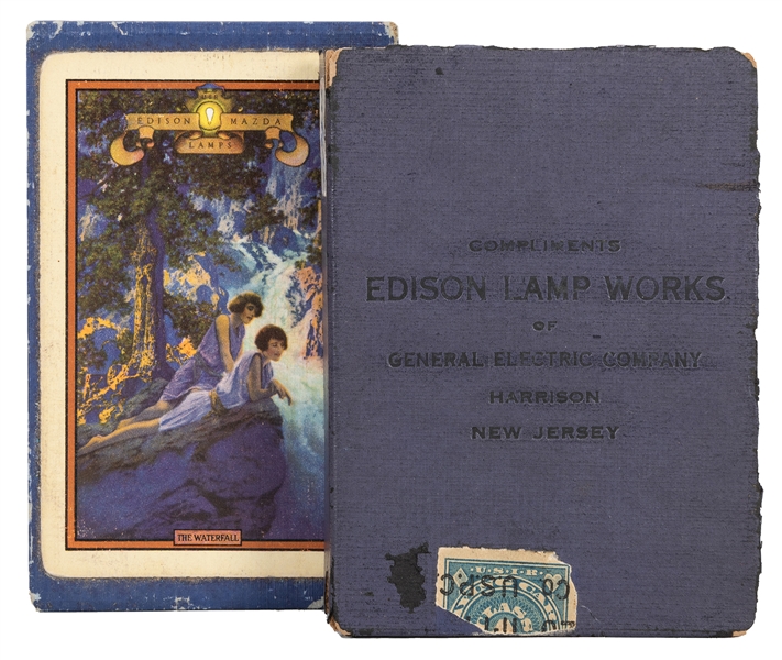 Parrish, Maxfield. Two Decks of Maxfield Parrish Edison Mazda / GE Playing Cards.
