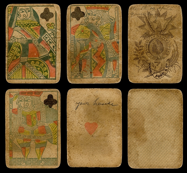  Nathaniel Ford & Co. American Manufacture Playing Cards. 