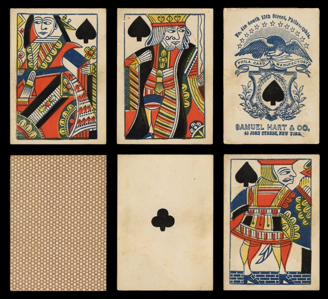  Samuel Hart & Co. Faro Playing Cards. 