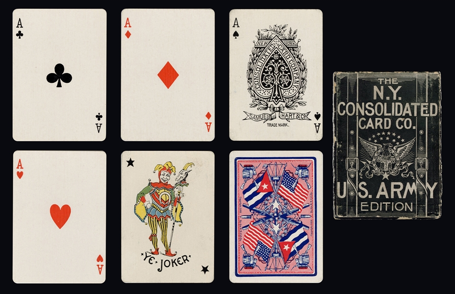  NYCC U.S. Army “Spanish American War” Playing Cards.
