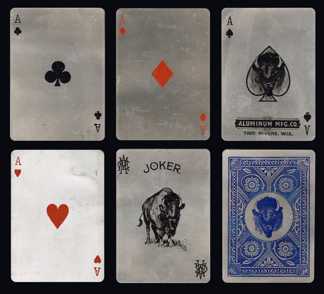  Pan American Exposition Aluminum Playing Cards.