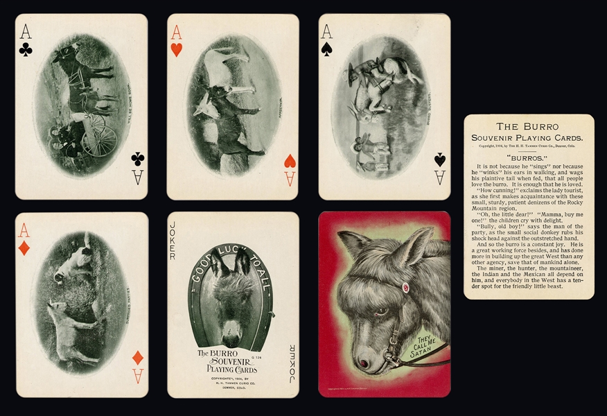  The Burro Souvenir Playing Cards.