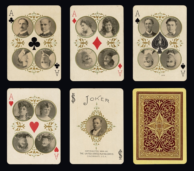 [Kellar, Harry] United States Playing Card Co. The Stage No. 65x Playing Cards.