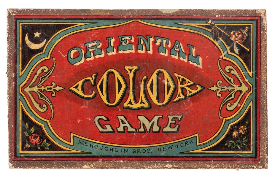  [Games] McLoughlin Bros. Oriental Color Game. 