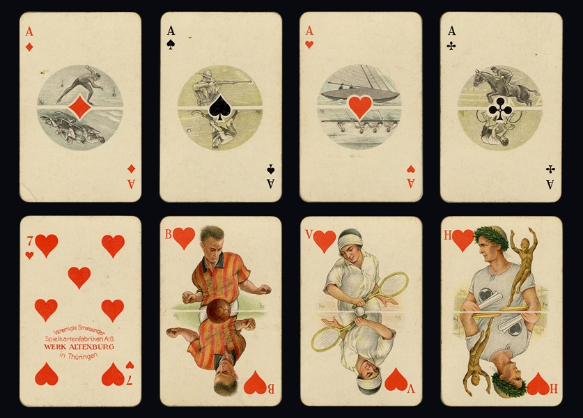  [Olympics] 1928 Olympics Souvenir Playing Cards.