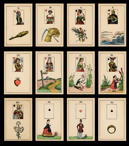  Mlle. Le Normand Fortune-Telling Cards. 