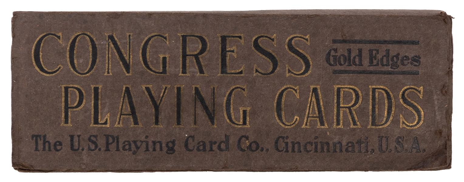  Congress Playing Cards Salesman’s Sample Foldout.