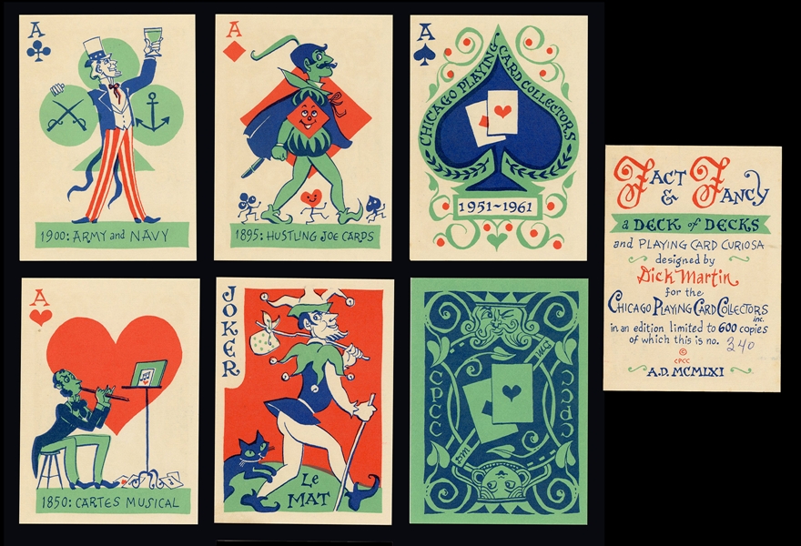  Dick Martin Playing Cards Limited Edition Deck.