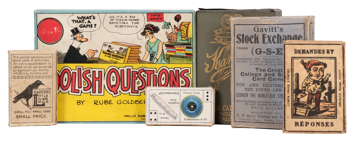  Assorted Vintage and Antique Game and Fortune-Telling Decks.