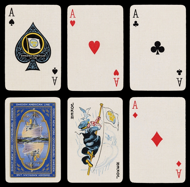  Swedish American Line Playing Cards.