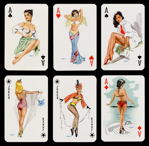  Joker “Darling” Pin-Up Playing Cards.