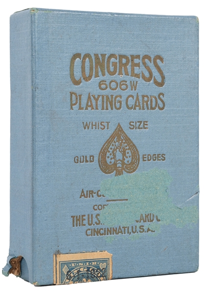  USPC Congress 606W Playing Cards.