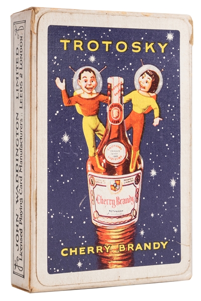  Trotosky Cherry Brandy Advertising Playing Cards.