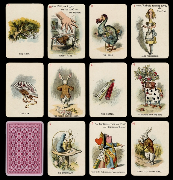  De La Rue “Alice in Wonderland” Playing Cards Set.