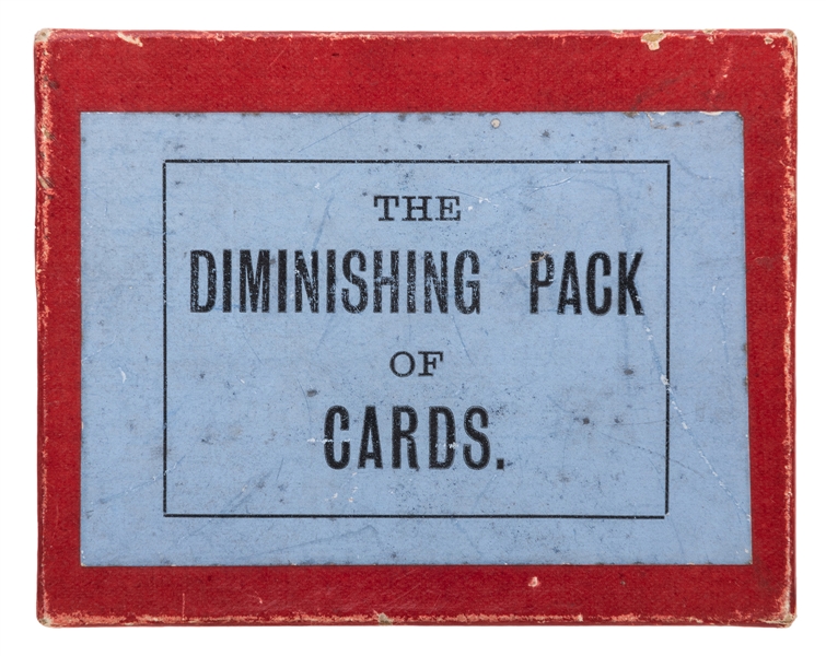  Diminishing Pack of Cards.