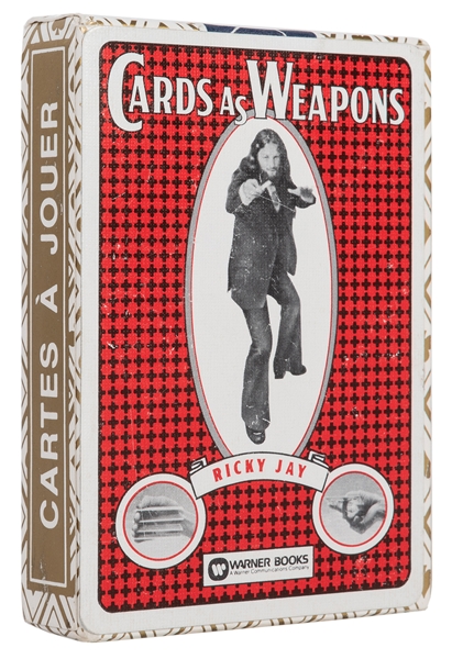  Ricky Jay Cards As Weapons Promotional Playing Cards. 