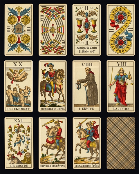  [Tarot] Johannes Muller / Schaffhausen Tarot Deck.