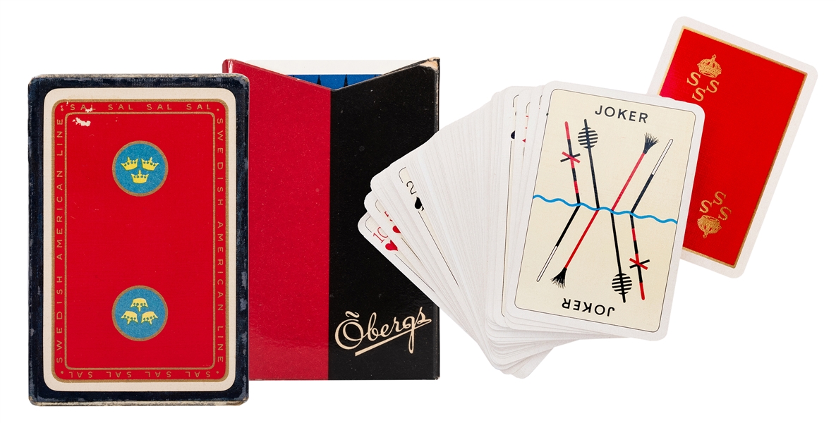  Three Packs of JO Oberg & Son Playing Cards.
