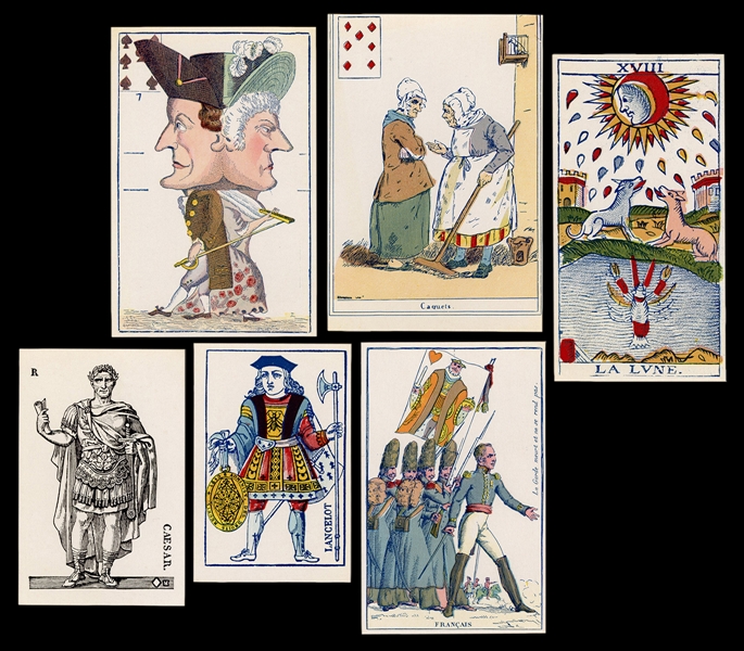  Five USPC Sample Playing Cards.