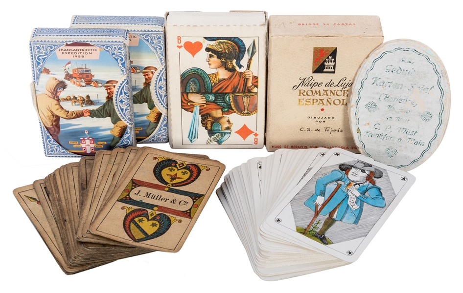  Seven Miscellaneous Vintage Packs of Playing Cards.