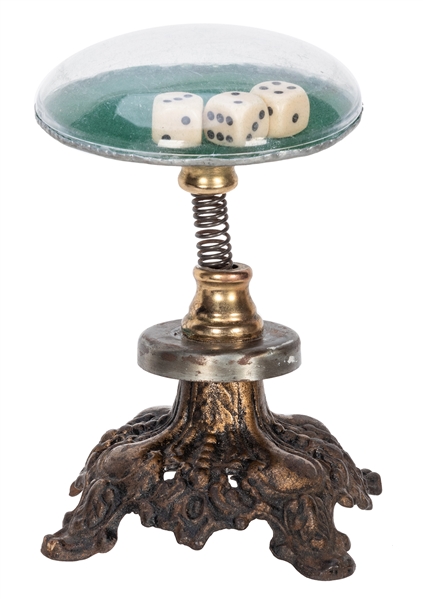  Dice Shaker on Cast Iron Stand.